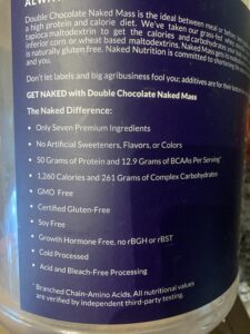 Is Naked Nutrition's Naked Mass The Cleanest Mass Gainer?